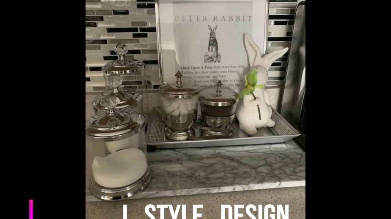 DIY KITCHEN COUNTERTOP DECOR - YouTube