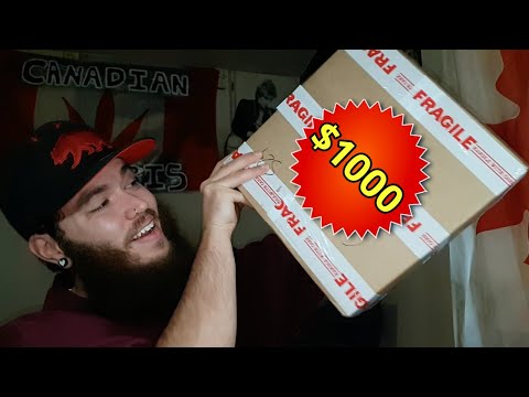 UNBOXING MY $1000 GRAND PRIZE!!! (OMG DAB RIG!?!)