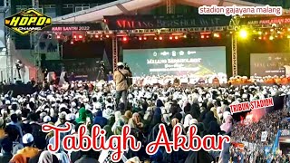 Bergemuruh di Kota Malang Bersholawat live stadion gajayana malang
