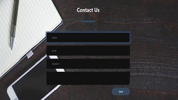 How to Make Responsive Contact Form Using HTML and CSS