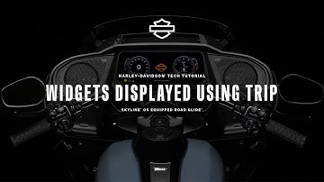 How to Change Widgets Using Trip Switch with Skyline OS | 2024 Harley-Davidson Road Glide