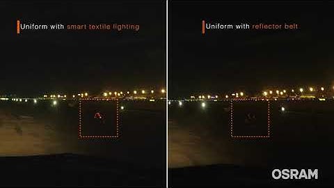 OSRAM Smart textile illumination application in Shenzhen Airport