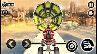 Racing Quad Bike Moto Stunt : ATV Impossible Track-Best Android Gameplay HD screenshot 1