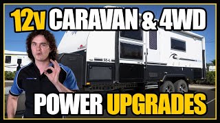 4wd power system upgrades from this week | 12 volt power upgrades for ute's and caravans.