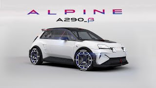 2023 Alpine A290 Beta Concept ⚡ Sports hatchback based on the new Renault 5