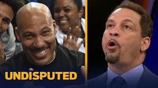 Chris Broussard explains how LaVar Ball is hurting Lonzo's career after recent threats | UNDISPUTED