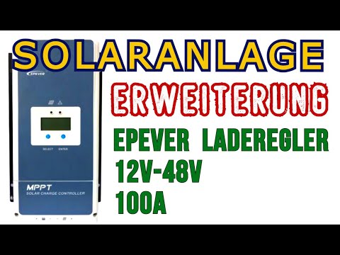 Epever Tracer 10415 AN MPPT Laderegler Erweiterung fur Solaranlage mit Speicher, Balkonkraftwerk