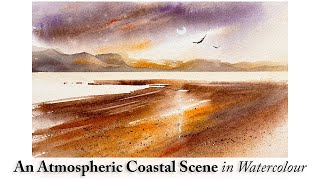 Capturing the Glow of Sunset in Watercolour | Coastal Landscape Painting Demonstration | Loose Style by Anastasia Mily - Watercolour Art 5,131 views 2 weeks ago 15 minutes