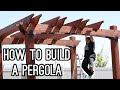 How to Build a Pergola with Arch Detail