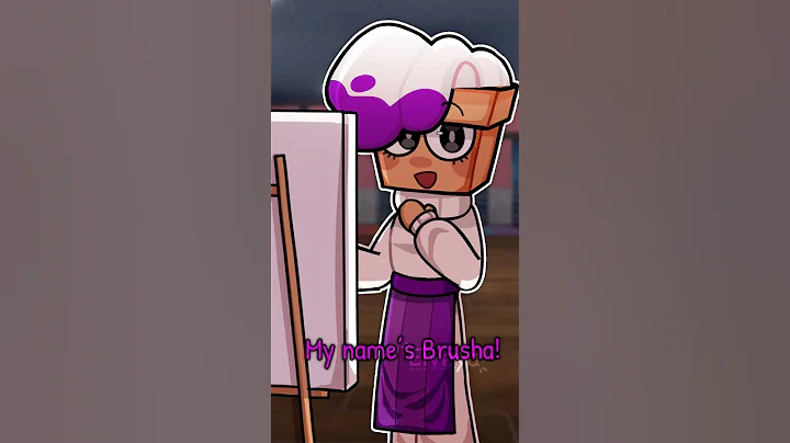 Brusha and Tisha meet 💖 || IM SO EXCITED FOR HER TO RELEASE EEE  #dandysworld#newtoon#animation#art