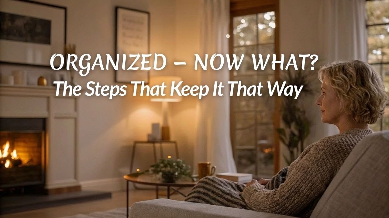 How to Optimize & Maintain an Organized Home (So It Actually Lasts)