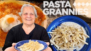 Make walnut sauce with maccheroni with 91yr old Raimonda| Pasta Grannies