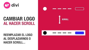 Cómo reemplazar o cambiar el logotipo del menú en divi al hacer scroll o desplazarnos