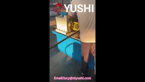 threaded rod bar auto feeding and threading ,Foundation bolts thread rolling machine#shorts