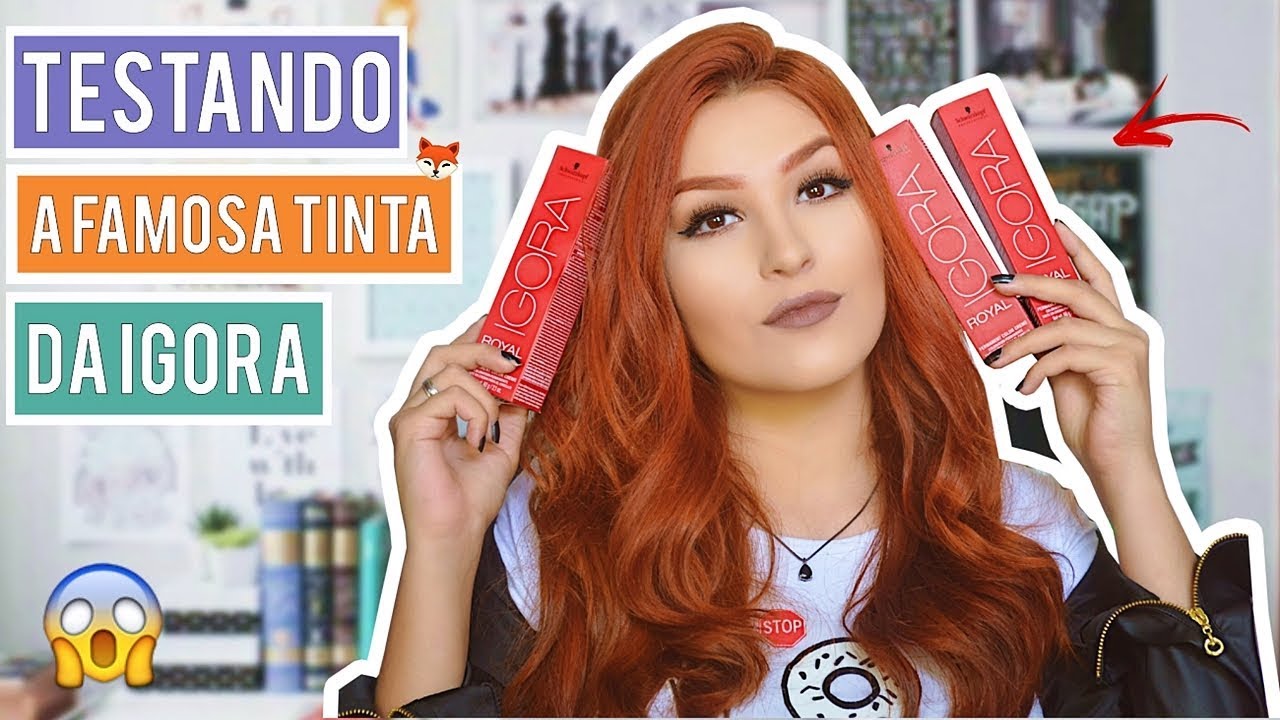 Cabelo Bom Bonito e Barato: Resenha tintura Igora Royal 6.77 e 0.77