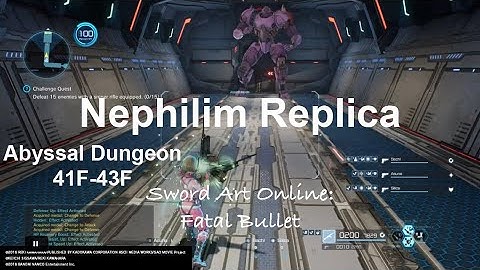 Nephilim Replica 42F Abyssal Dungeon Sword Art Online: Fatal Bullet DLC 5  PS4