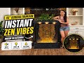 Zen Buddha Fountain Review | Large Indoor Water Fountains Waterfall | Planting Groove Wall Feature