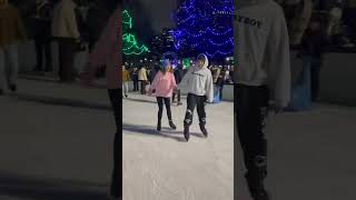 Ice Skating ⛸️❄️ #shortvideo #shortsfeed
