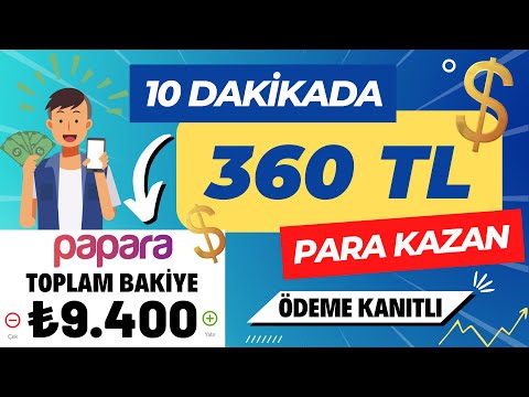 10 DAKİKA KULLAN 360 TL PARA KAZAN 🤑 ( ÖDEME KANITLI ) - İnternetten Para Kazanma 2022