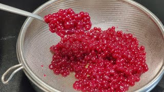 How to make beetroot caviar ( pearls ) easy vegetable caviar!