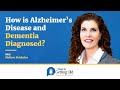 How is alzheimers disease and dementia diagnosed