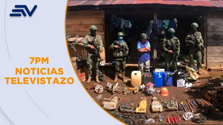 The Army regained full control of four mines in Buenos Aires, Imbabura | Televistazo | Ecuavisa