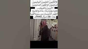 ما اجملها من تلاوة  #اكسبلور #الشيخ_الوليد_الشمسان #رمضان #تيك_توك #الحرم_المكي #فولو #اكسبلور_فولو