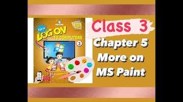 More on Ms Paint | ICT class 3 chapter 5| Log on to computer |India| learnwithlili#mspaint#کامپیوتر