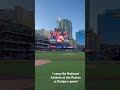 BJC sings the National Anthem at the Padres vs Dodgers game!