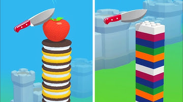 Slice It All Gameplay! Satisfying and Relaxing ASMR Slicing Video