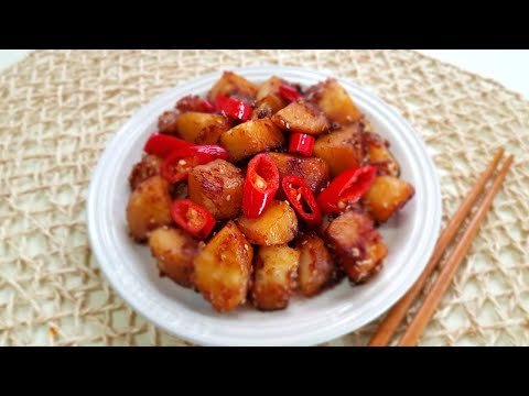 Video: Delicious Side Dish - Potatoes In Soy Sauce