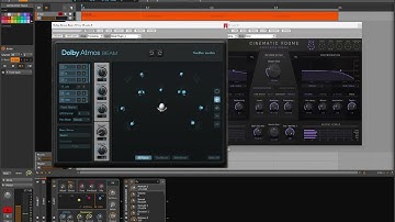 Fiedler Dolby Atmos Composer - Multichannel FX Sends in a Stereo DAW Bitwig Example