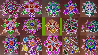 Easy Rani Kolangalpoo Kolamsimple Muggulu Desings