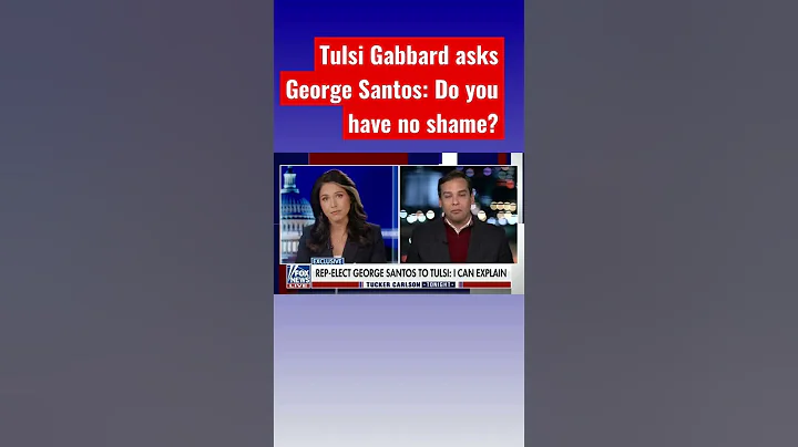 Tulsi Gabbard presses George Santos over his lies ...