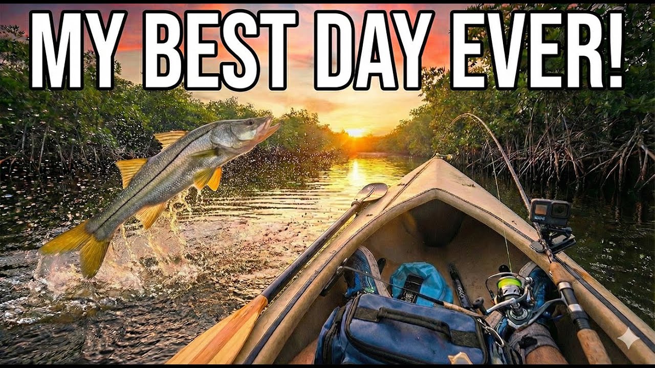 Unbelievable Snook Action! 15 Fish from My Kayak