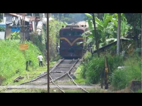 This captured from the bridge, running over from the Kadugannawa Railway Station. Sri Lanka Railway Class M5 #782 Visit http://charithmania.blogspot.com/ for...