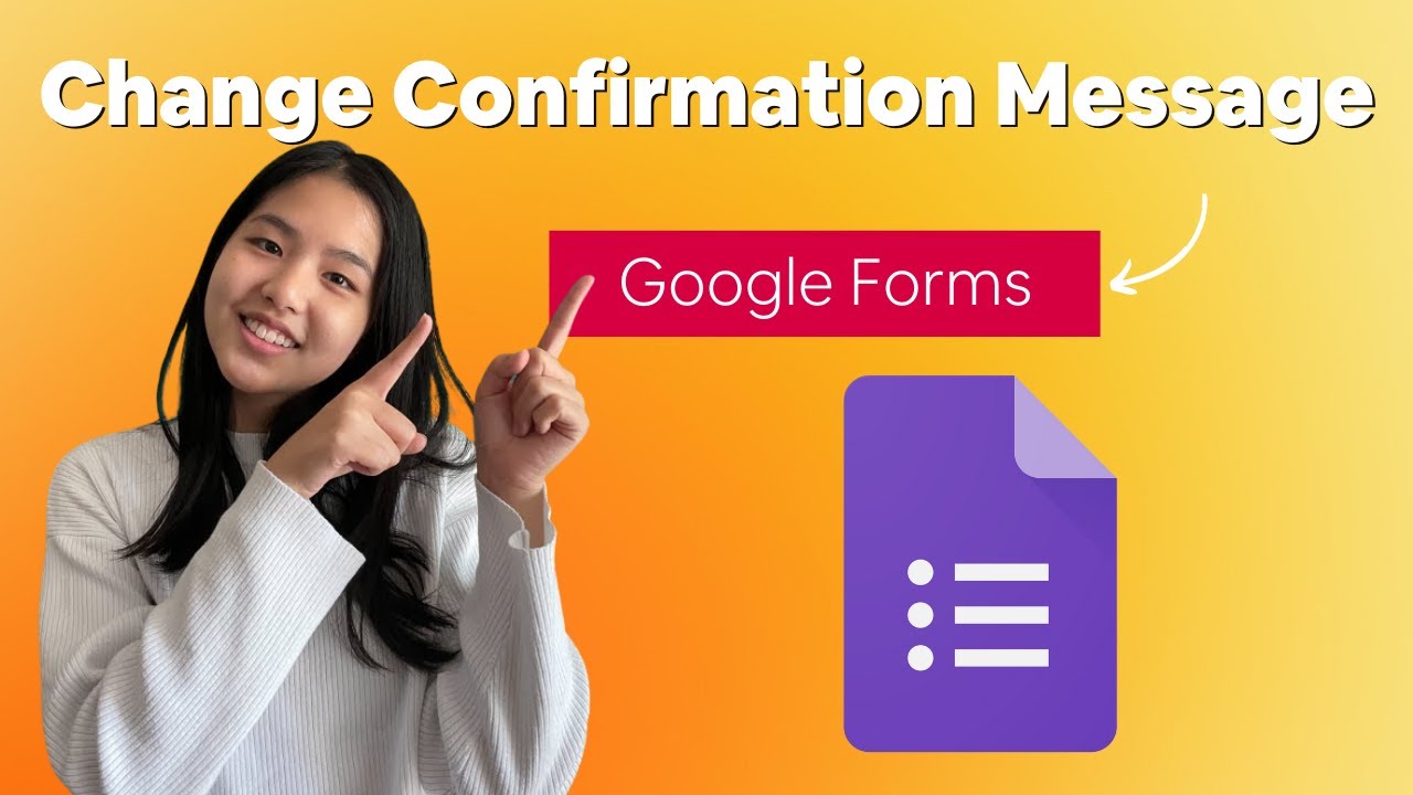 Message confirms. Обложка для Google forms. API message confirmation.