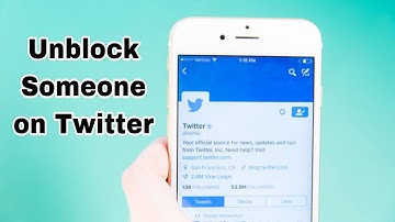 How to Unblock Someone on Twitter | how to unblock someone on twitter desktop or iPhone