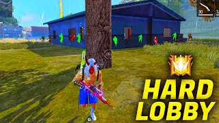 Grandmaster Hard lobby  | Solo Vs Squad Full gameplay | Must Watch Garena Free Fire