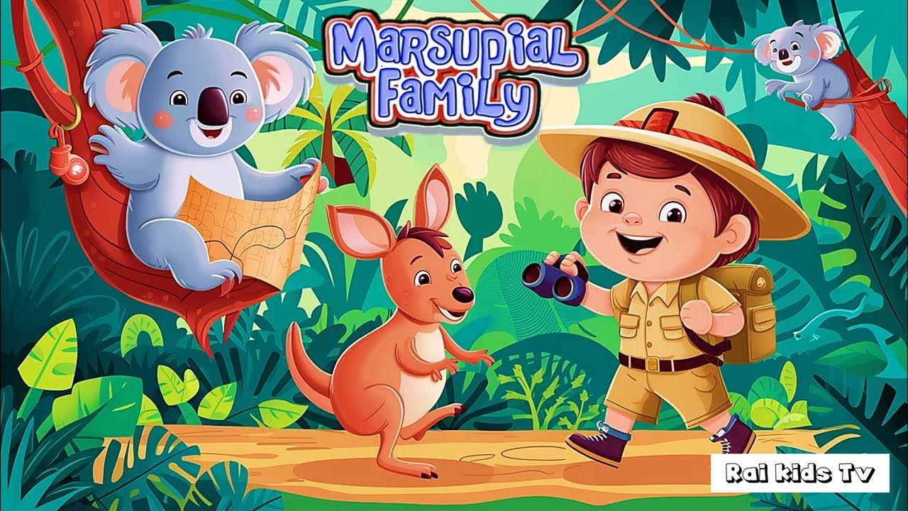 Meet the marsupials fun facts for kids marsupials kidslearning 