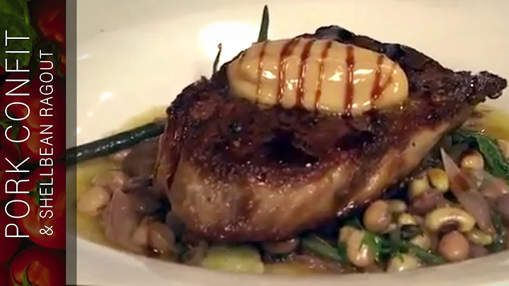 Grilled Pork Confit with Shellbean Ragot by Chef S...