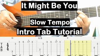 Stephen Bishop It Might Be You Guitar Lesson Intro Tab Tutorial Guitar Lessons for Beginners