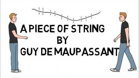 A Piece Of String By Guy De Maupassant | in Hindi | Full Explain in Animated pictures