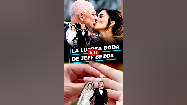 ¡Jeff Bezos y Lauren Sánchez ya son esposos! 💍❤️