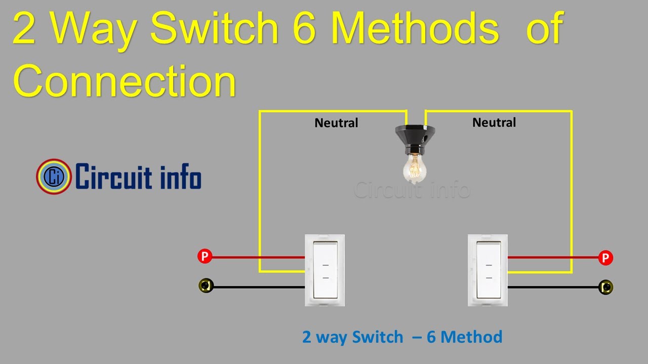 2 Way Switch. Switch connection. Esphome Light Switch connection. 2 Way in out Switch scheme. Connection method