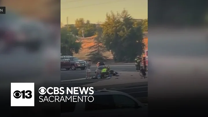 Witness describes "intentional" crash that injured motorcyclist in Folsom