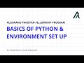 Algorand Pakistan Fellowship Program - Basics of Python & Environment Set up