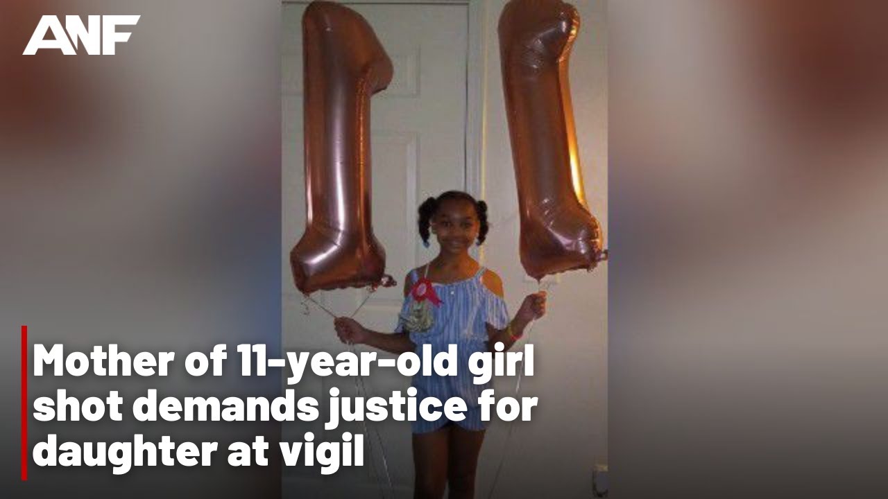 Mother of 11-year-old girl shot demands justice for daughter at vigil