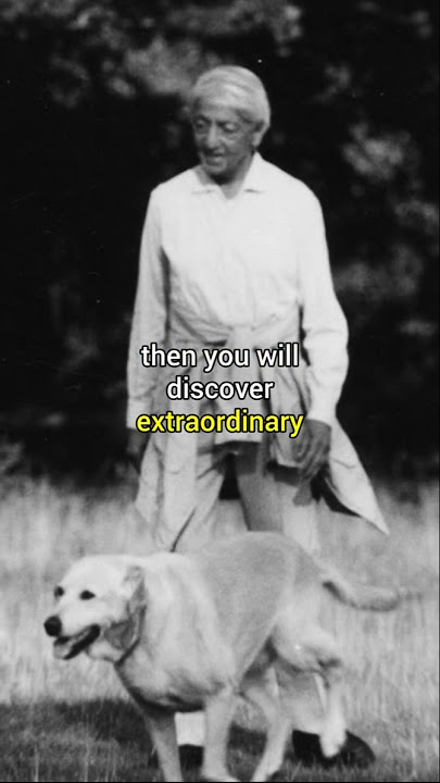 Jiddu Krishnamurti: The Power of Being Alone