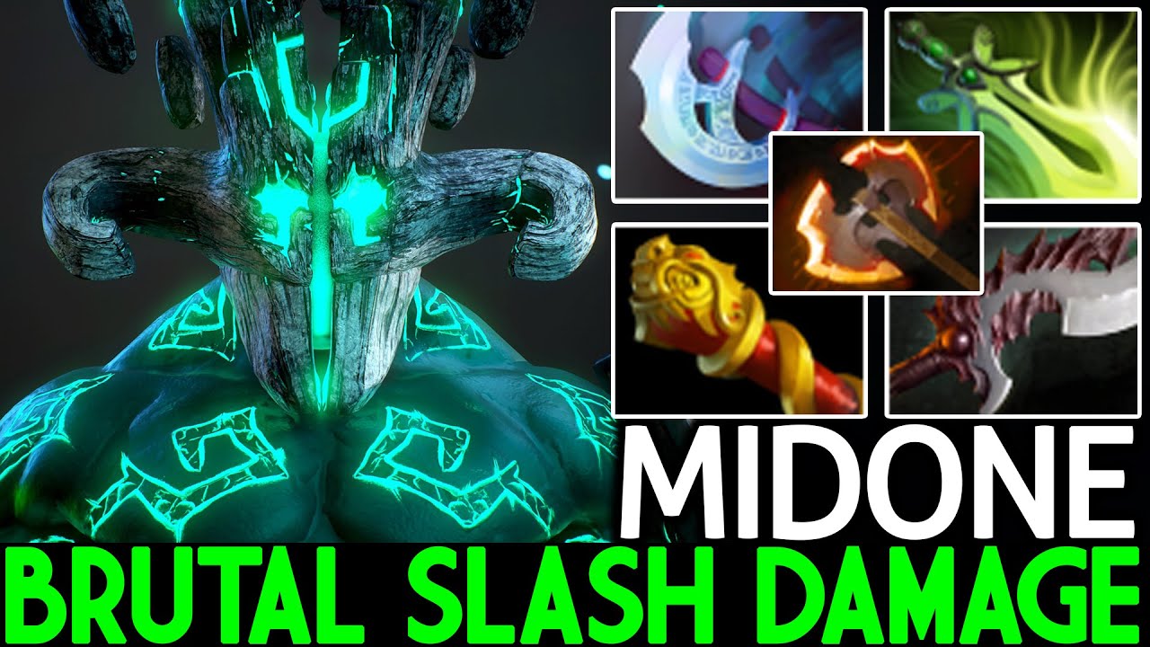 MIDONE [Juggernaut] Brutal Slash Damage with Full Physical Build Dota 2